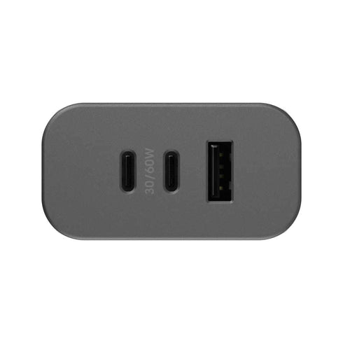 OtterBox Premium Pro Dual USB-C Wall Charger w/Extra USB-A 72W (USB-C 30WX2 + USB-A 12W) 7880910